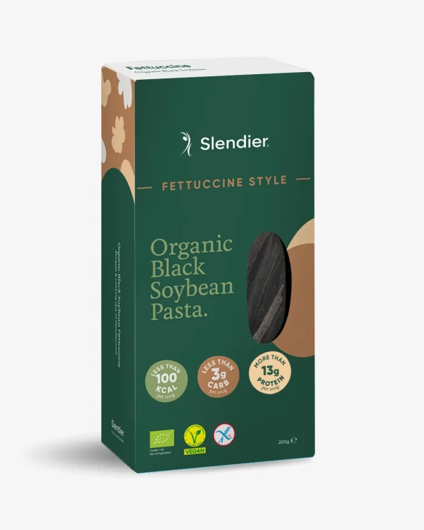 6x Fettuccine de soja noir – Image 2