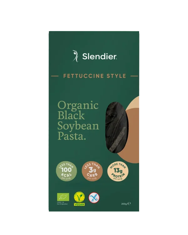 6x Fettuccine de soja noir