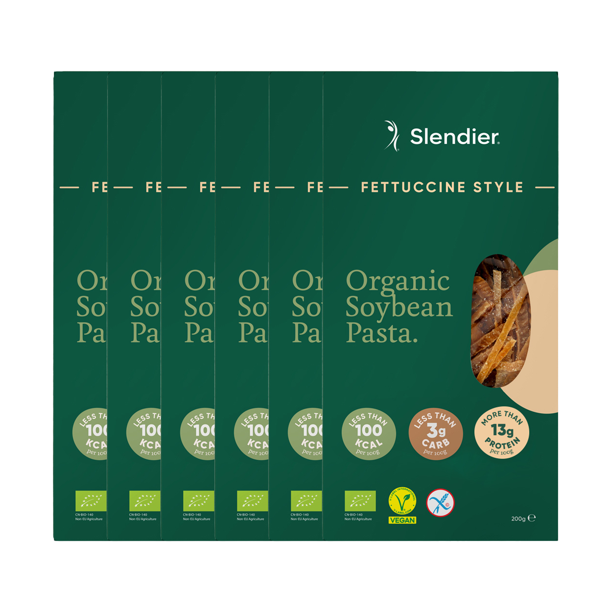 6x Fettuccine de soja – Image 3