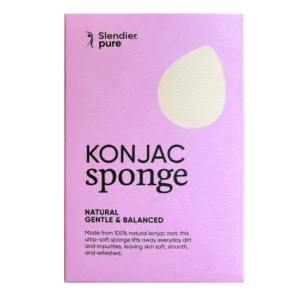 Éponge de konjac naturelle Slendier Pure